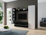 Loft - 20 стенка ТВА Белый Снег / Черный недорого