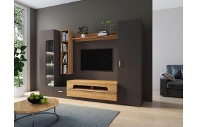 Стенка Loft - 20 ТВА Бронзовый Век / Дуб Вотан