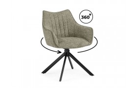 Стул Denever beige / black на металлокаркасе