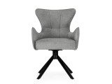 Atlanta gray / black крутящийся Стул на металлокаркасе купить