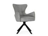 Atlanta gray / black крутящийся Стул на металлокаркасе распродажа