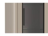 Шкаф-витрина 76.02 Фиделия Серый камень/Мрамор черный распродажа
