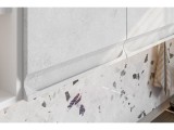 Кухонный гарнитур Вельвет 2.0 м (без столешницы), Белый, Бетон г купить