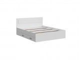 Кровать двойная с ящиками Бали, Белый шагрень недорого