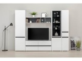 Сидней Шкаф 13.200 Белый премиум, Черный  0190 PE, белый глянец купить