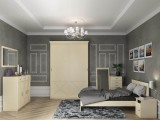 Бэль Комод с зеркалом Слоновая кость купить