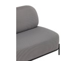 Диван STOOL GROUP Стоун велюр рельефный светло-серый фото
