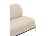 Диван STOOL GROUP Стоун велюр рельефный молочный фото
