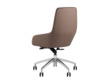 Кресло офисное TopChairs Soulo бежевый/коричневый распродажа