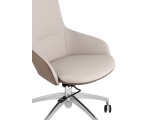 Кресло руководителя STOOL GROUP TopChairs Soulo бежевый/коричнев распродажа