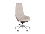 Кресло руководителя STOOL GROUP TopChairs Soulo бежевый/коричнев недорого