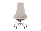 Кресло руководителя STOOL GROUP TopChairs Soulo бежевый/коричнев фото