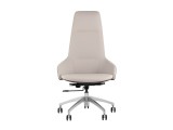 Кресло руководителя TopChairs Soulo бежевый/серый от производителя
