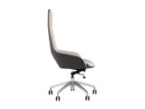 Кресло руководителя TopChairs Soulo бежевый/серый купить
