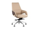 Кресло офисное TopChairs Reign бежевый недорого