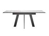 Стол DikLine SKM120 Керамика Italian Grey (глянец серый)/опоры ч распродажа