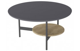 Журнальный столик Калифорния Марио Графит/дуб сонома