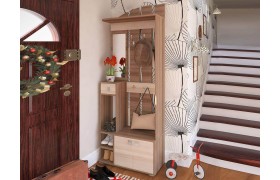 Прихожая Ивушка 25 Ясень Шимо Темный / Светлый