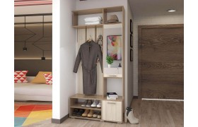 Прихожая Ивушка 23 Ясень Шимо Темный / Светлый