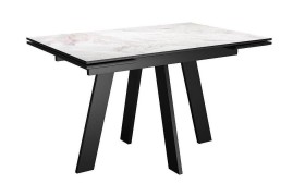 Кухонный стол DikLine SKM140 Керамика Italian Grey (глянец серый)/опоры ч