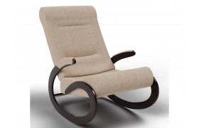 Кресло качалка Мальта ткань Песок
