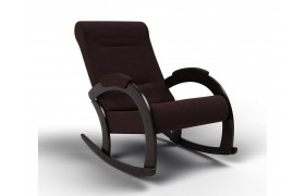 Кресло качалка Венето ткань Шоколод