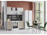 Готовая кухня Тренд 400, Крафт белый / Крафт серый распродажа