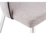 Benza beige fabric Стул на металлокаркасе фото