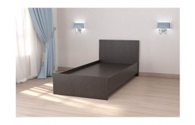 Кровать арт.032, низкий щиток, 90 (Венге линум)