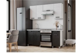Кухня гарнитур Григгс с окапом 1,8м камень /тем