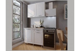 Кухня гарнитур Луксор 1,0м Клен белый