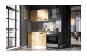 Кухня ЛДСП Хозяюшка 1100 Вотан (Белый, )