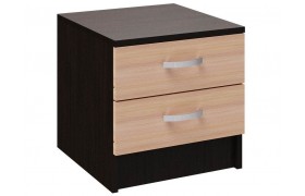 Прикроватная тумба Ронда венге/дуб молочный