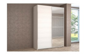 Шкаф-купе Иннэс-5 1600 Ф1/Ф2, Бодега белая