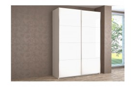 Шкаф-купе Иннэс-5 1400 Ф1/ Белый глянец