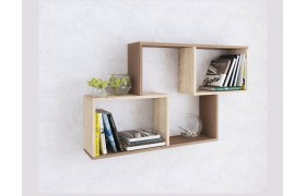 Полка навесная ПН-3 ясень шимо/дуб сонома