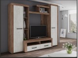 Гостиная Марсель-4 крафт табачный/крафт белый недорого