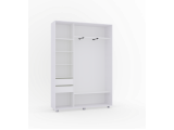Шкаф-купе PRIME, 160х45х230 Белый с зеркалом купить