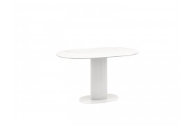 Кухонный стол обеденный STOOL GROUP Mystery 130*80 Белый, керамика