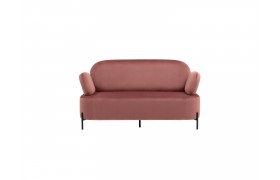 Прямой диван STOOL GROUP Кэнди Велюр пыльно-розовый