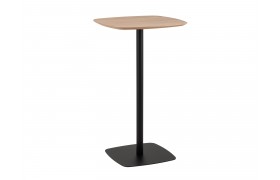 Кухонный стол барный STOOL GROUP Form 60*60 Светлое дерево/Черный