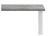 Лиман 117 x 77 бетон светлый / белый матовый Стол деревянный распродажа