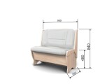 Кухонный набор Лотос ( Лотос 950 2 шт. + стол Ирис / черные опор распродажа
