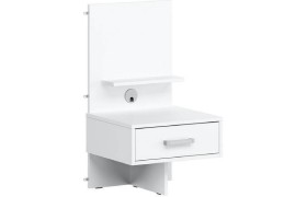 Тумба под телевизор Эва прикроватная (Белый)