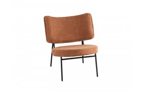 Кресло STOOL GROUP District Lounge Букле терракотовый
