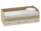 Кровать с настилом ЛДСП Маркиза КР-01 Light 80х186 недорого