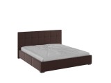 Рио Кровать интерьерная 180 коричневый квадрат, ПМ недорого
