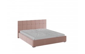Кровать Рио интерьерная 180 пыльная роза квадрат, ПМ