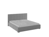 Рио Кровать интерьерная 180 светло-серый квадрат, ортопед недорого