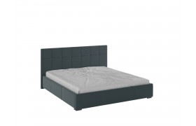 Кровать Рио интерьерная 180 серый квадрат, ПМ